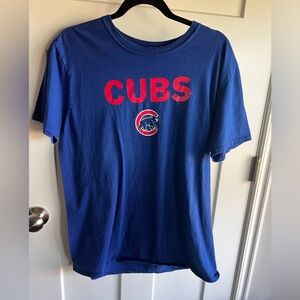 MLB Genuine Chicago Cubs Baseball Men’s Navy Blue T Shirt Size L